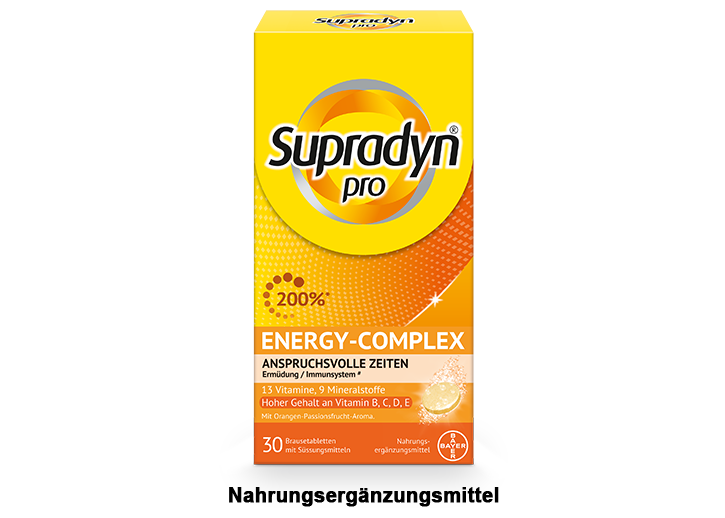 Supradyn® pro energy-complex Brausetabletten Packshot