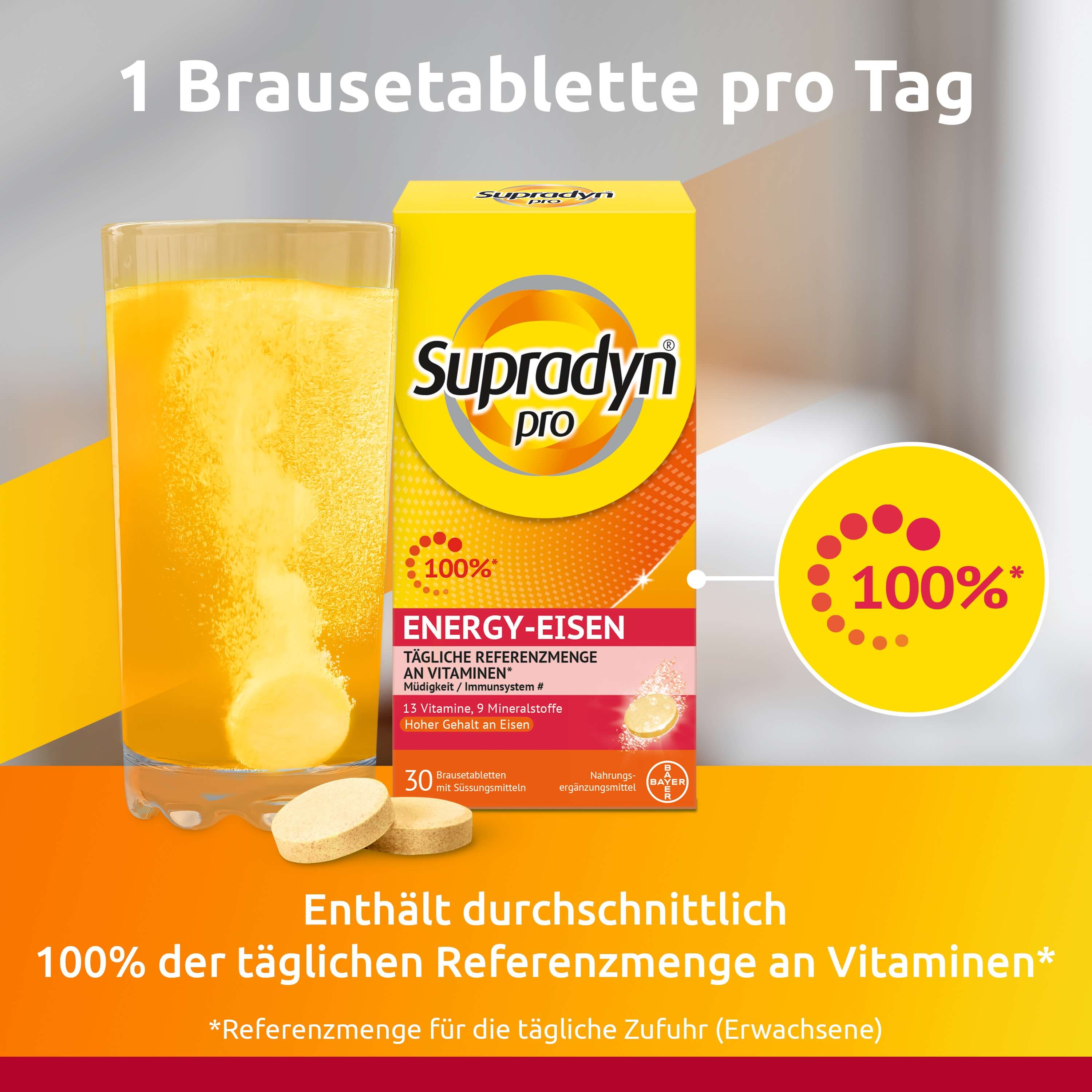 Supradyn® pro Energy-eisen Brausetabletten