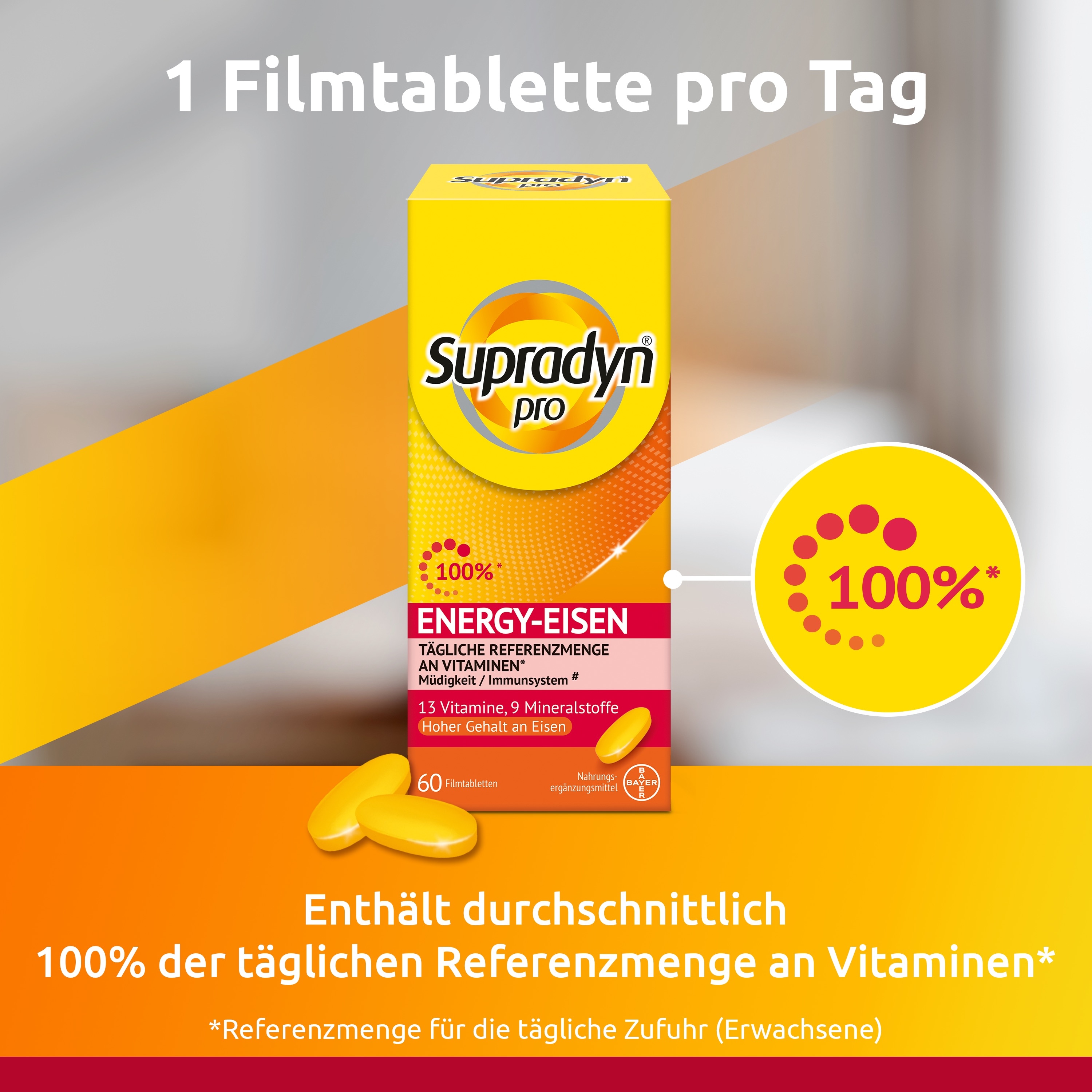 Supradyn® pro energy-eisen Filmtabletten