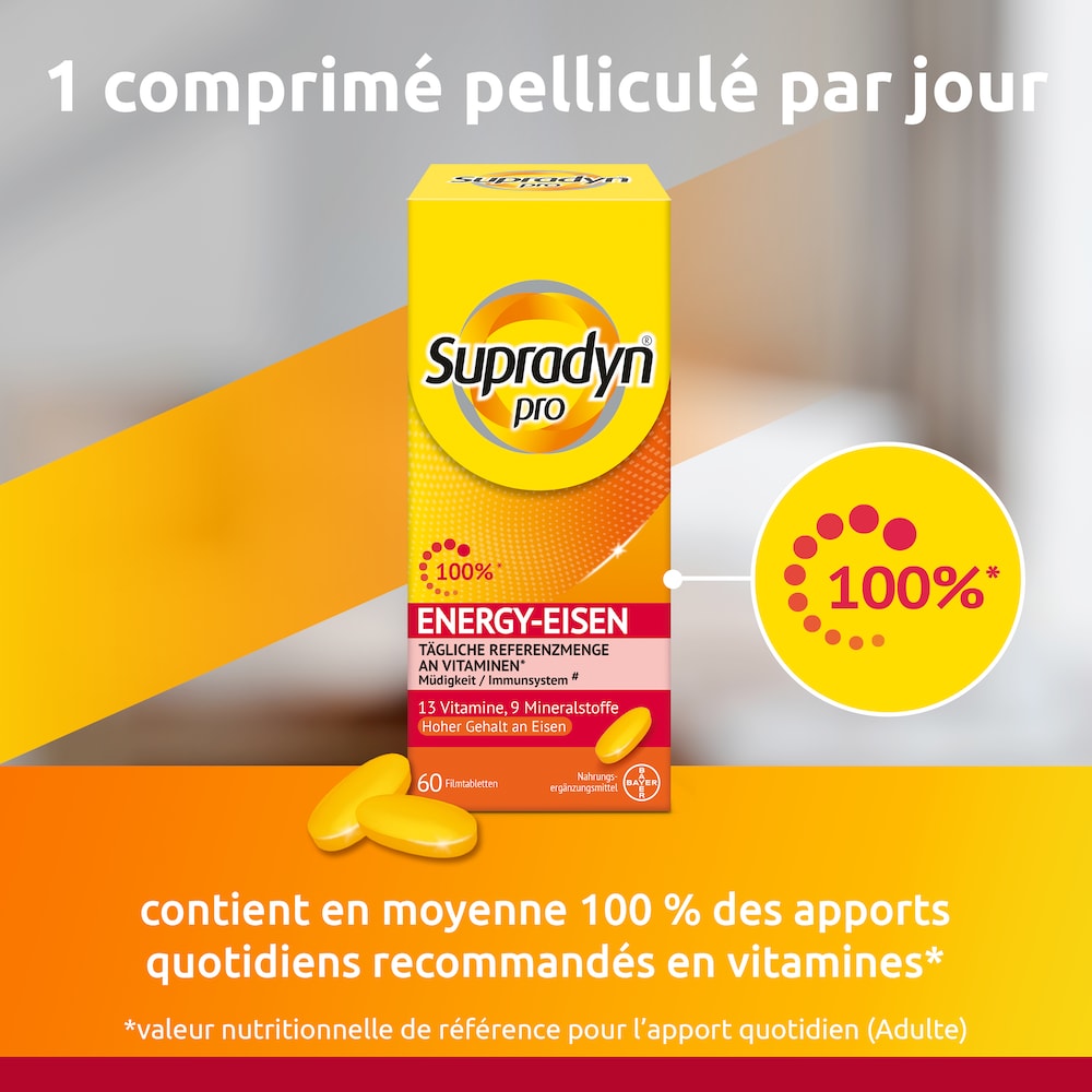 Supradyn® pro energy-eisen Filmtabletten