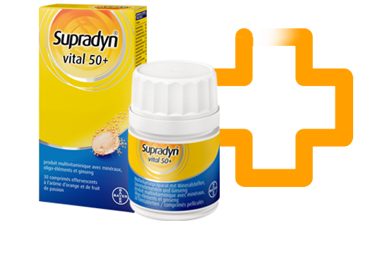 Supradyn® vital 50+ gamme des produits