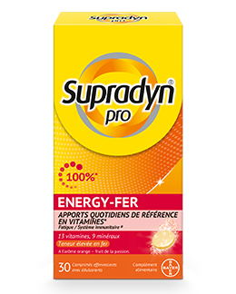 Supradyn® energy-fer comprimés effervescents
